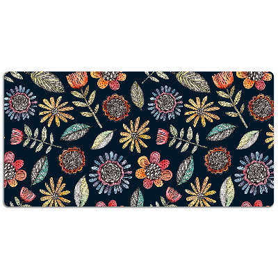 Tapis de bureau Fleurs colorées