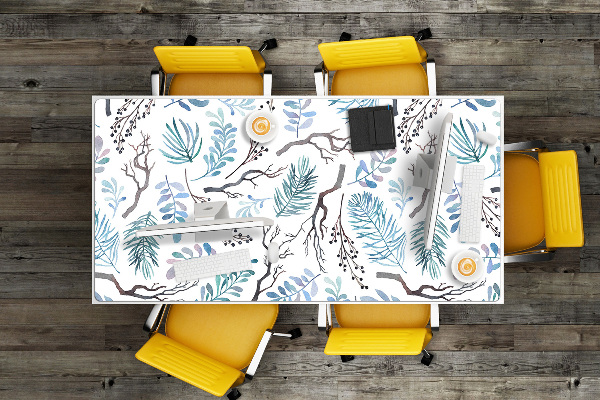 Sous-main bureau Feuilles et branches