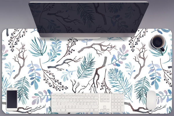 Sous-main bureau Feuilles et branches
