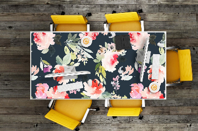 Tapis de bureau Fleurs peintes