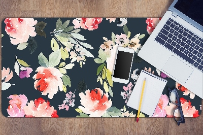 Tapis de bureau Fleurs peintes