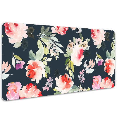 Tapis de bureau Fleurs peintes