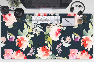 Tapis de bureau Fleurs peintes