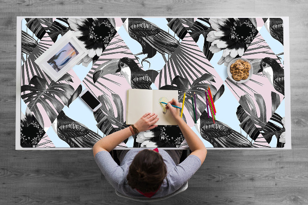 Sous-main bureau Patchwork tropical