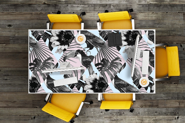 Sous-main bureau Patchwork tropical