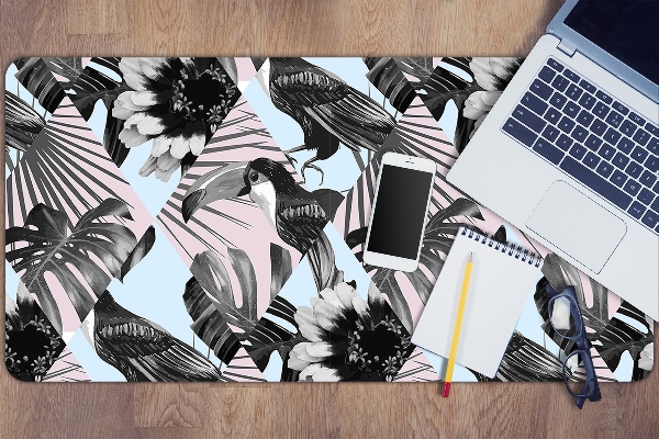 Sous-main bureau Patchwork tropical