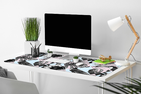 Sous-main bureau Patchwork tropical