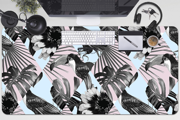 Sous-main bureau Patchwork tropical