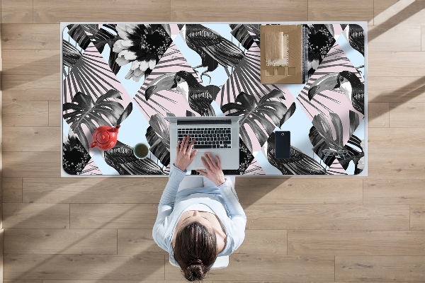 Sous-main bureau Patchwork tropical