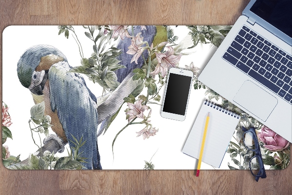 Sous main de bureau Perroquet