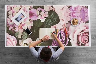 Tapis de bureau Fleurs baroques