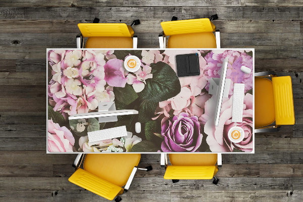 Tapis de bureau Fleurs baroques