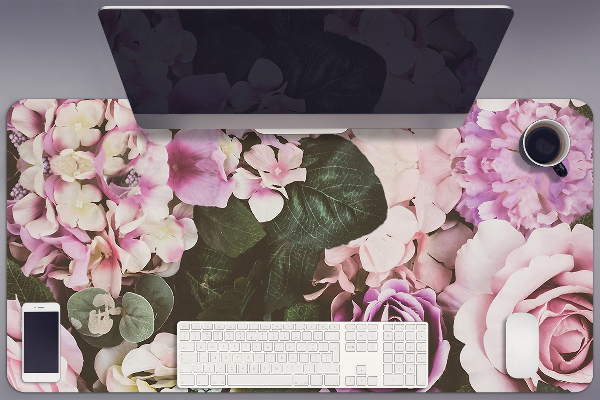Tapis de bureau Fleurs baroques