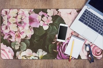 Tapis de bureau Fleurs baroques