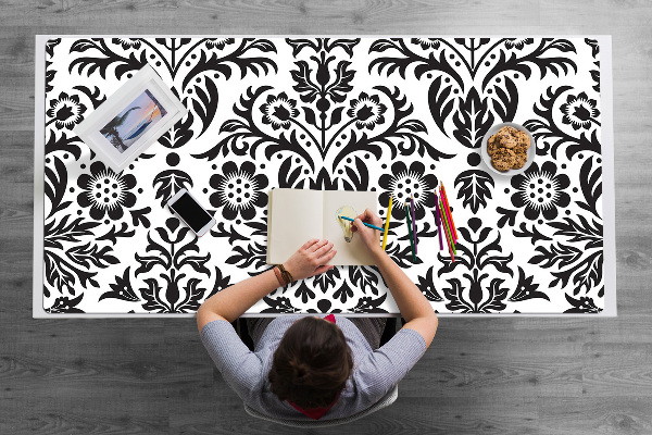 Sous main de bureau Motif floral