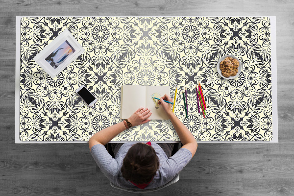 Sous main de bureau Motif floral