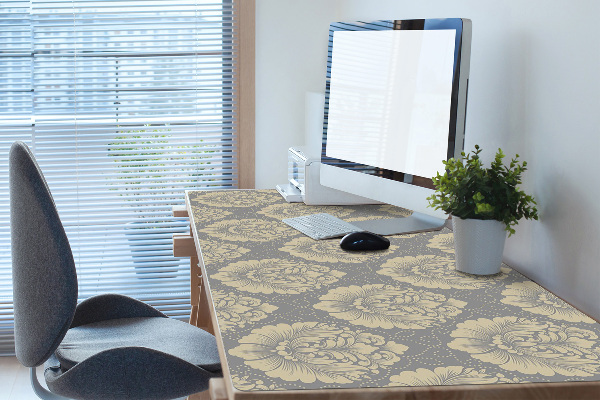 Sous-main bureau Motif damassé