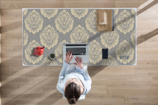 Sous-main bureau Motif damassé