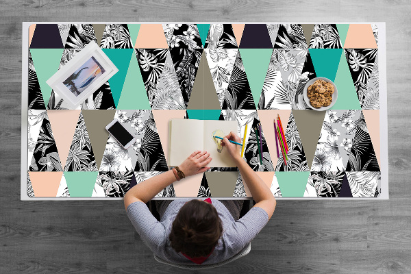 Sous-main bureau Patchwork tropical