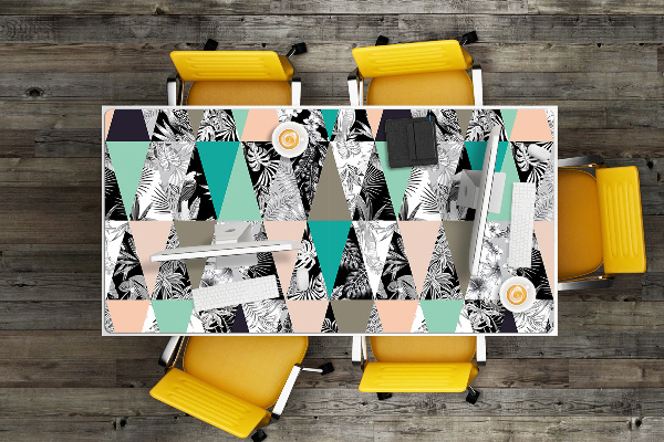 Sous-main bureau Patchwork tropical