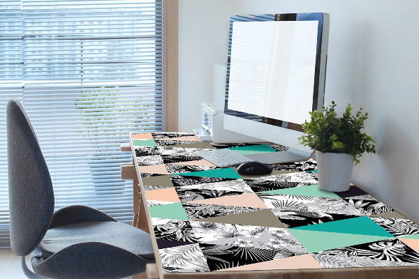Sous-main bureau Patchwork tropical