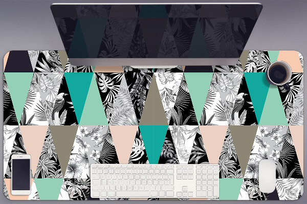 Sous-main bureau Patchwork tropical
