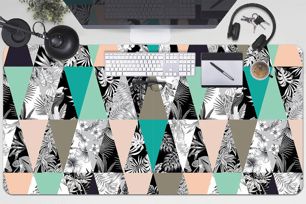 Sous-main bureau Patchwork tropical