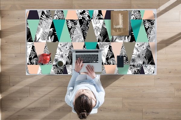 Sous-main bureau Patchwork tropical