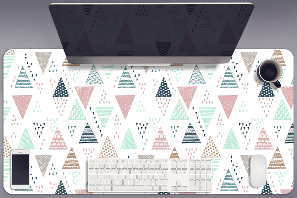 Protège bureau Triangles dessinés