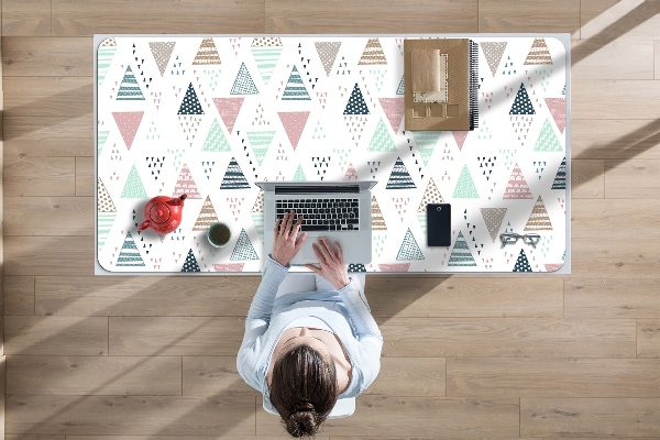 Protège bureau Triangles dessinés