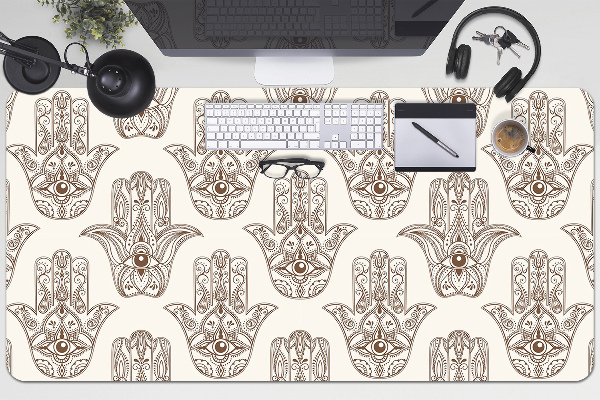 Sous-main bureau Symbole brun
