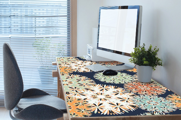 Sous-main bureau Mandalas colorés