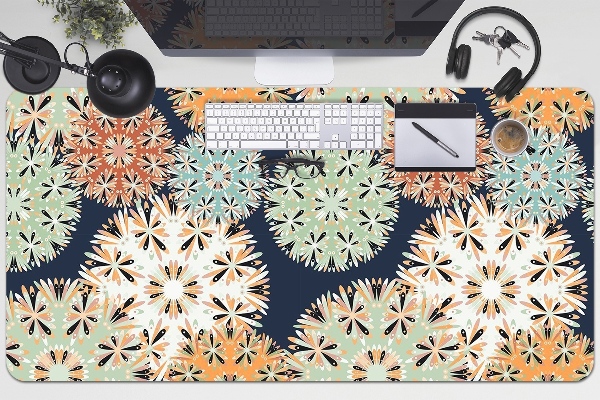 Sous-main bureau Mandalas colorés