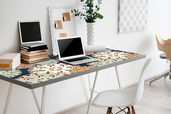 Sous-main bureau Mandalas colorés