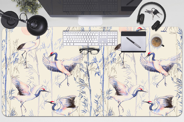 Tapis de bureau Grue danser