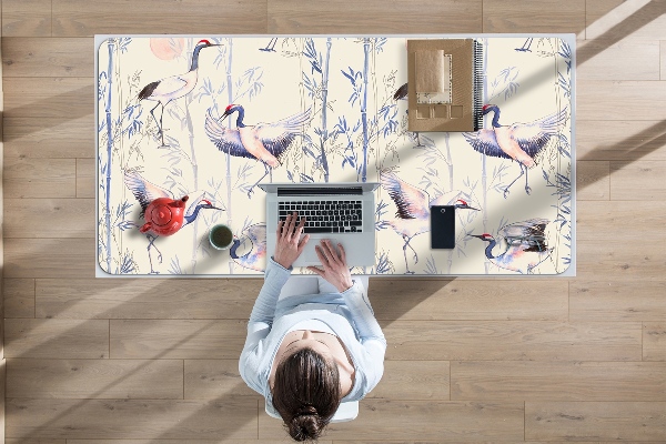 Tapis de bureau Grue danser