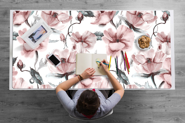 Sous-main bureau Image florale