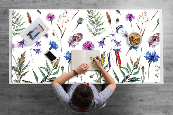 Sous main de bureau Fleurs du pré