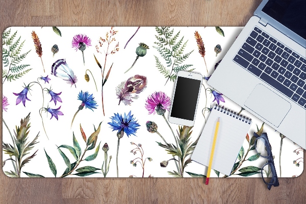 Sous main de bureau Fleurs du pré