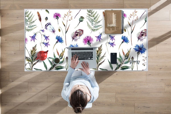 Sous main de bureau Fleurs du pré