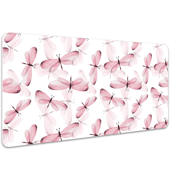 Tapis de bureau Libellule rose