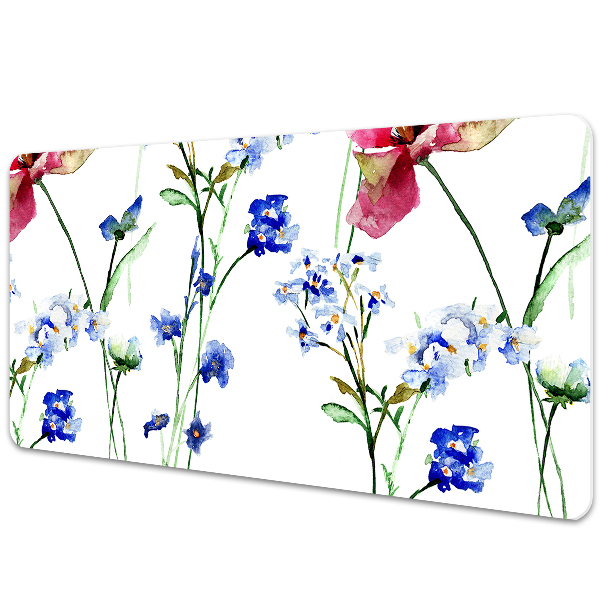 Tapis de bureau Fleurs peintes