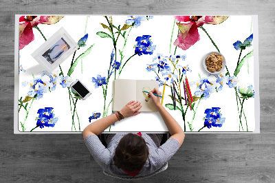 Tapis de bureau Fleurs peintes