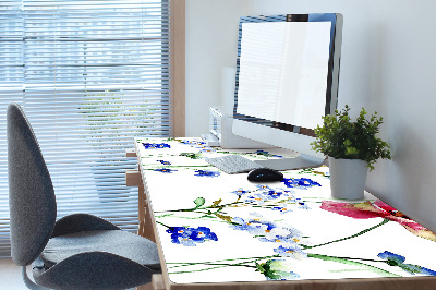 Tapis de bureau Fleurs peintes