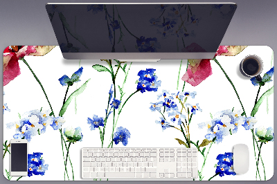 Tapis de bureau Fleurs peintes