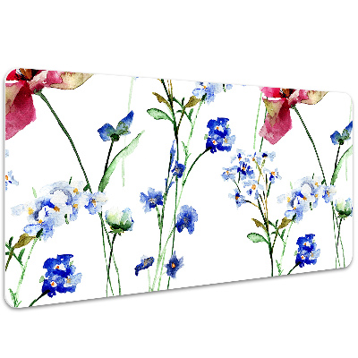 Tapis de bureau Fleurs peintes