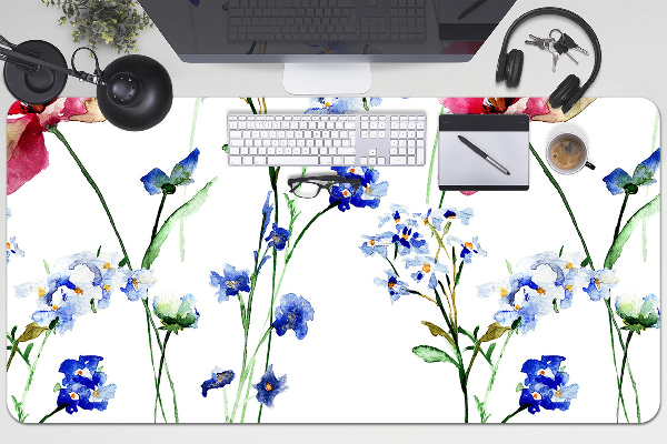 Tapis de bureau Fleurs peintes