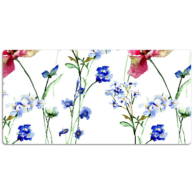 Tapis de bureau Fleurs peintes