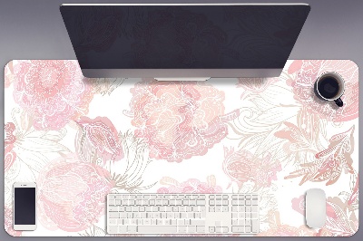 Sous-main bureau Motif floral