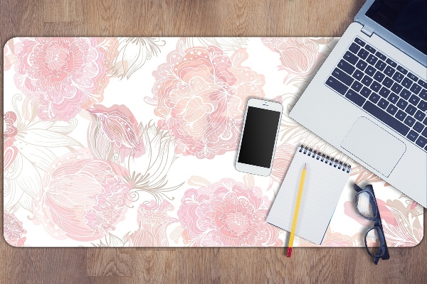 Sous-main bureau Motif floral